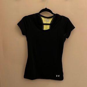 Black Under Armour workout shirt
